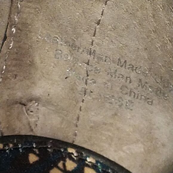 Sam Edelman Elyese Black Leather Studs Open Toe Sandals Women's Size 9 M - Picture 13 of 14